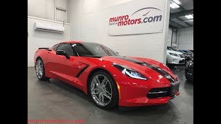 2015 CHEVROLET CORVETTE STINGRAY  SOLD SOLD SOLD 3LT CHROME WHEELS NAVIGATION  Munro Motors