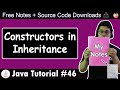 Constructors in Inheritance in Java