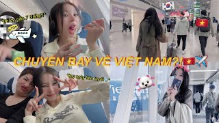 [VLOG] MÌNH VỀ VIỆT NAM ĐÂY/ HÀNH TRÌNH VỀ VIỆT NAM DELAY MẤT 8 TIẾNG?!✈️🇻🇳