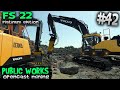 Opencast mining 👷🏽Publicwork 👷🏽 Farming Simulator 2022