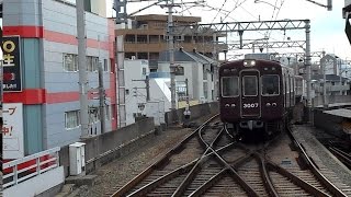 2016.12.09 阪急 3000系 3052F 普通 伊丹 行き 到着 伊丹駅  阪急電車 阪急電鉄