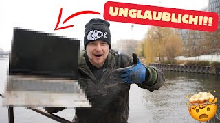 UNBELIEVABLE what was thrown into THIS RIVER!! 🤯😳 / Treasure hunt with magnet / Gebrüder Lange