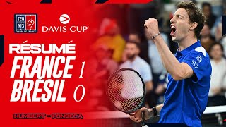 🇫🇷🇧🇷 Résumé Humbert-Fonseca | France-Brésil | Davis Cup 2025