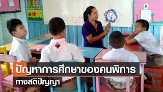 ปัญหาการศึกษาของคนพิการทางสติปัญญา⎜รักเมืองไทย