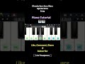 Filmoke Sare Hero Mere Age Hai Zero Piano Tutorial #rdots #trend #shorts