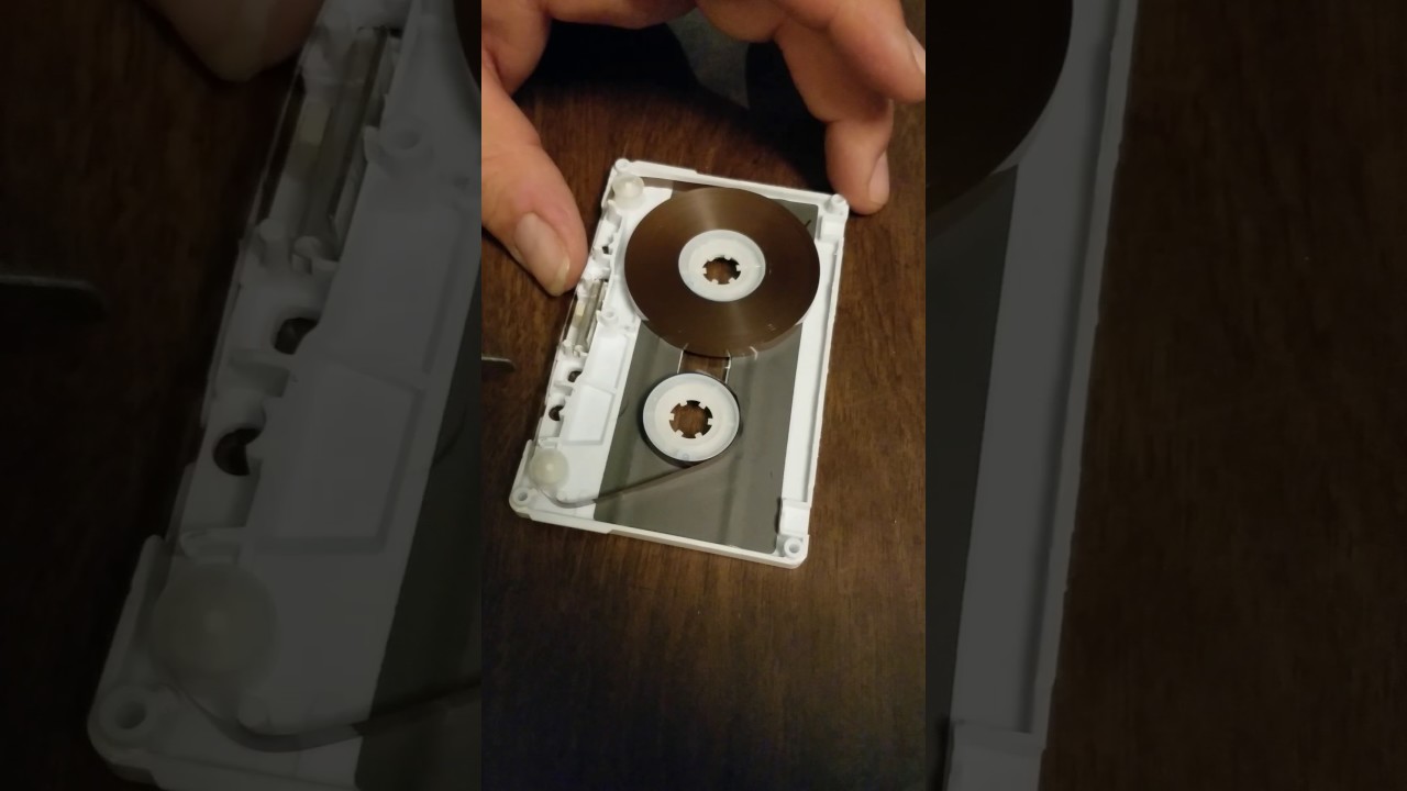 How To Fix A Cassette Tape - YouTube