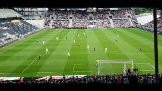 Angers-Sco - Bordeaux 08.05.2022 : Clapping "SCO" pendant le match.