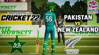 CRICKET 22 - Pakistan vs New Zealand 1st T20 Match 2022 - Cricket 22 pak vs nz Gameplay 1080P 60FPS