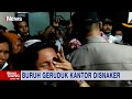 Buruh di Pematang Siantar Menangis di Kantor Disnaker Menuntut Gajinnya Dibayar #iNewsSiang 10/03