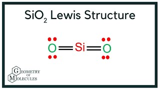 SiO2 Lewis Structure (Silicon Dioxide)