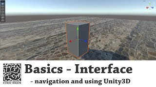 Basic Unity setup - Interface - navigation and using Unity3D