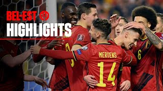 Belgium 3-1 Estonia | World Cup qualification | #REDDEVILS | #WorldCup​ 2022 Qualifiers