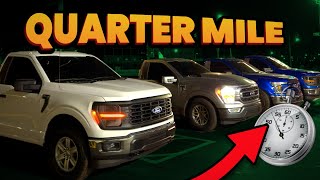 STOCK 2025 F-150 QUARTER MILE DRAGY TIMES REVEALED!