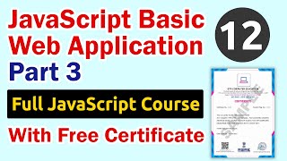 JavaScript Basic Web Application Part 3