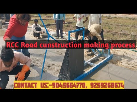 Rcc Road Construction Making Process Road Construction Process Step