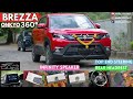 BREZZA 2024 ANDROID 360°┃ONKYO┃PRIMUS SPEAKER┃TOP MODEL STEERING┃REAR HEADREST  FULL WORK