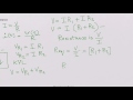 Resistors in Series, Equivalent Resistance