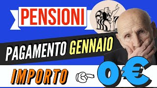 🌏 PENSIONI 👉 PAGAMENTI GENNAIO IN ARRIVO con BRUTTE SORPRESE:  TAGLI e MENSILITÀ AZZERATA!