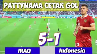 Dibantai,,, Hasil Dan Cuplikan Gol Indonesia Vs Irak Kualifikasi Piala Dunia