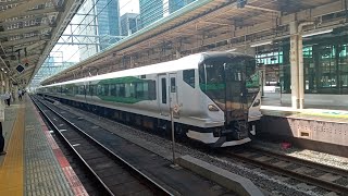 修学旅行列車東京駅出発　#e257系 #e257系5000番台 #jr東日本 #修学旅行 #臨時列車