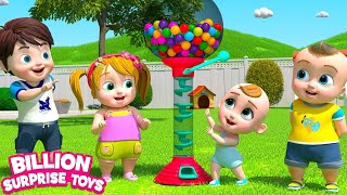Yummy playtime gumball machine! Educational Funny Show for Kids