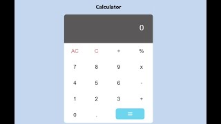 Calculator || Coding Ninjas || React || Skill test-1
