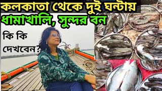 সস্তায় কলকাতা থেকে মাত্র দু ঘন্টায় ধামাখালি (সুন্দরবন) কিভাবে কোথায় কোথায় ঘুরলাম..| weeken Tour plan