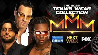 WWE Smackdown July 8 2022 Maximum Male Models The 2022 Tennis Wear Collection Official Card