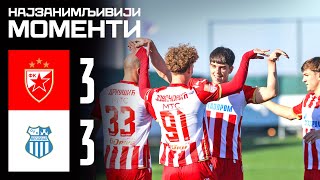 Crvena zvezda - OFK Beograd 3:3, highlights