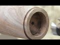 making a black walnut pepper grinder