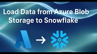 Load Data from Azure Blob Storage to Snowflake | Step-by-Step Tutorial #dataengineering