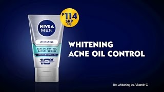 NIVEA MEN Whitening Acne Oil Control Scrub \