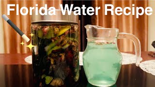 FLORIDA WATER RECIPE 🪄✨Make Your Own Spiritual Cologne🔮✨(Even Aqua Colorant Included🤫)