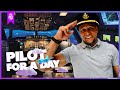 Roberto Carlos tries out Emirates FLIGHT SIMULATOR!