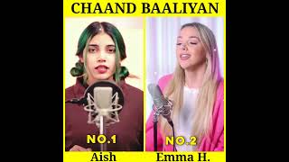 Chaand Baaliyan | Cover By Aish and Emma Heesters #shorts