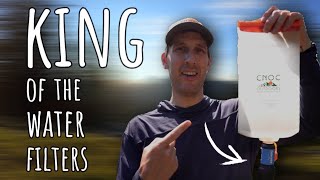 BEST Water Filter for Backcountry Backpacking! Sawyer Squeeze + CNOC