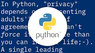Defining private module functions in python