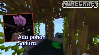 PULAU DI LANGIT INI TUMBUH POHON ! WAKTUNYA MENEBANG | Minecraft Skyblock#3