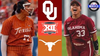 #2 Oklahoma vs #1 Texas | Big 12 Championship | 2024 College Softball Highlights