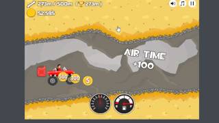 Hill Climb Racing Cave 419 m With Pickup Truck