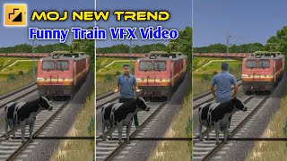 29 march 2021 || Moj new trend | Funny train vfx magic video | kinemaster editing  | jsr ka londa