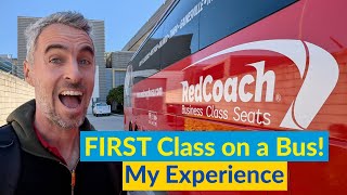 First Class with Red Coach Luxury Bus Lines! My RedCoach Review \u0026 First Class Bus Experience