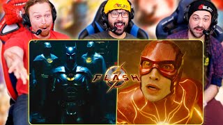 THE FLASH SUPER BOWL TRAILER | NEW FOOTAGE REACTION!! Ben Affleck & Michael Keaton Batman 2023
