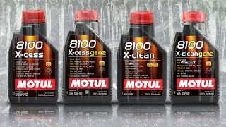 Cold Flow test of 5W40 at +20°C and -25°C Motul X-Cess 5W40 vs Motul X-Clean 5W40.