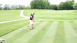 (Johnna Parlett) 9 year old girl hits 240 yds drive!!!