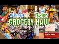 $140 WALMART GROCERY HAUL || SHOP WITH ME + MEAL PLAN - RULER FOODS GROCERY HAUL