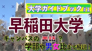 【大学ガイドブック①】早稲田大学のキャンパスや学部について解説！