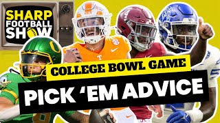 College Football Bowl Game Pick 'Em Strategy | Confidence Rankings | Sharp Football Show