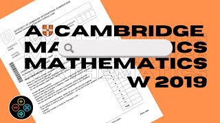 A-Level Pure Mathematics October November 2019 Paper 32 9709/32