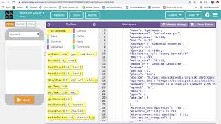 JSON Data - Periodic Table